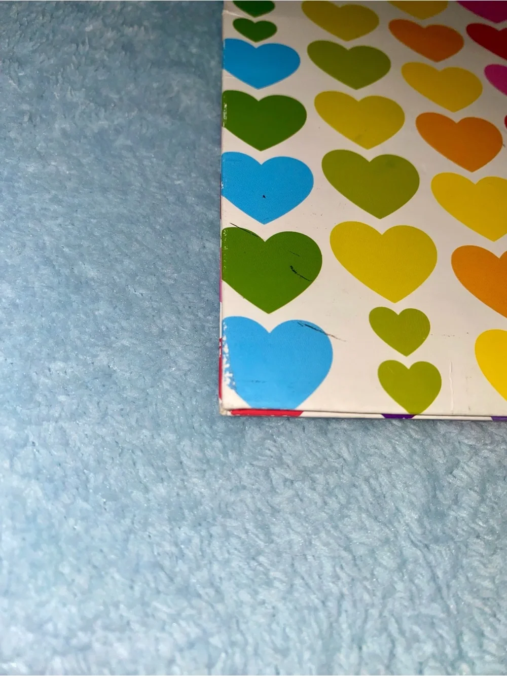 RARE Vintage Lisa Frank Queen of Color Rainbow Heart Portfolio Folder Y2K